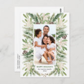 Weihnachtsgebäck für Wasserfarben Foto Postkarte (Vorne/Hinten)