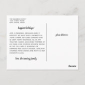 Weihnachtsgebäck für Wasserfarben Foto Postkarte (Rückseite)