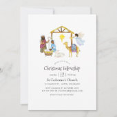 Weihnachtsgebäck für Wasserfarben - Weihnachtsgebä Einladung (Vorderseite)