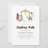 Weihnachtsgebäck für Wasserfarben - Weihnachtsgebä Einladung (Vorderseite)