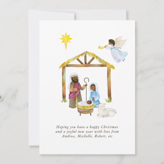 Weihnachtsgebäck für Wasserfarben - Weihnachtsgebä Karte (Rückseite)