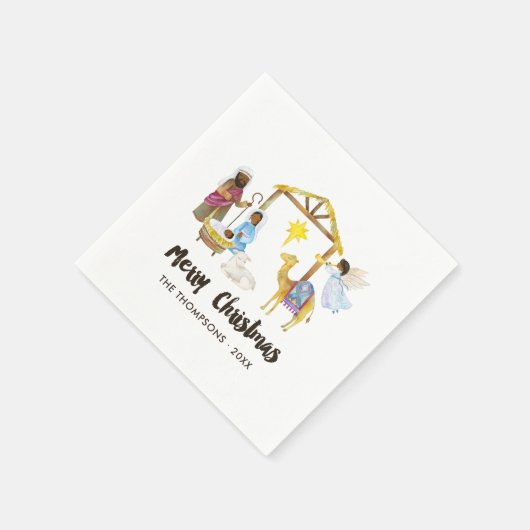 Weihnachtsgebäck für Wasserfarben - Weihnachtsgebä Serviette (Ecke)