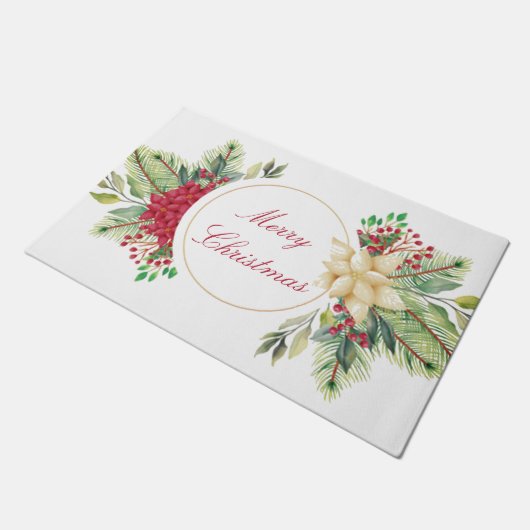 Weihnachtsgebäck Fußmatte (Schrägansicht)