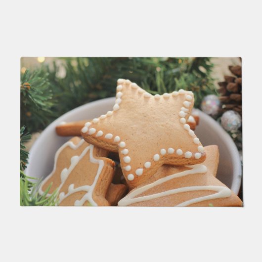 Weihnachtsgebäck Fußmatte (Vorderseite)