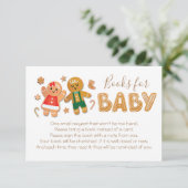 Weihnachtsgebäck Gender Reveal Dusche Einladung (Stehend Vorderseite)