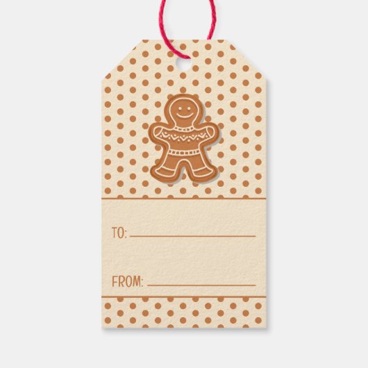 Weihnachtsgebäck Geschenkanhänger (Rückseite)