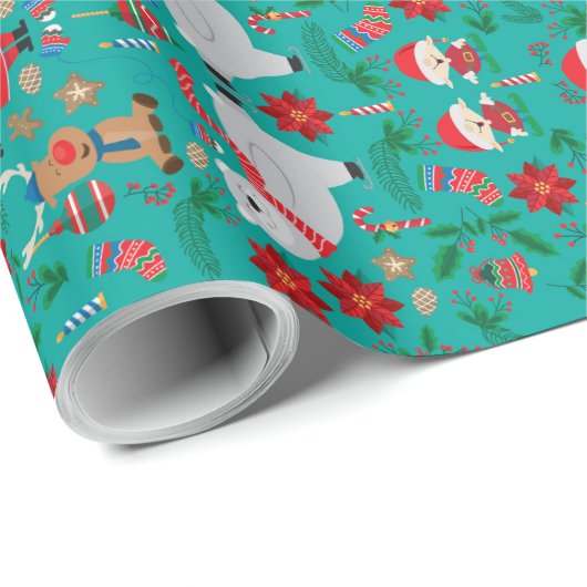 Weihnachtsgebäck Geschenkpapier (Rolleneckpunkt)