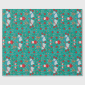 Weihnachtsgebäck Geschenkpapier (Flach)