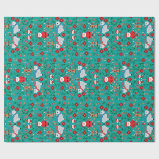 Weihnachtsgebäck Geschenkpapier (Flach)
