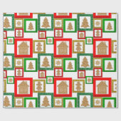 Weihnachtsgebäck Geschenkpapier (Flach)