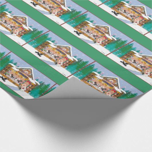 Weihnachtsgebäck Geschenkpapier (Ecke)