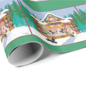 Weihnachtsgebäck Geschenkpapier (Rolleneckpunkt)