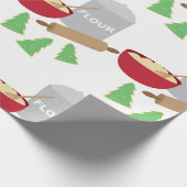 Weihnachtsgebäck Geschenkpapier (Ecke)