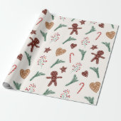 Weihnachtsgebäck Geschenkpapier (Ungerollt)