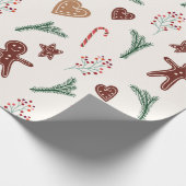 Weihnachtsgebäck Geschenkpapier (Ecke)