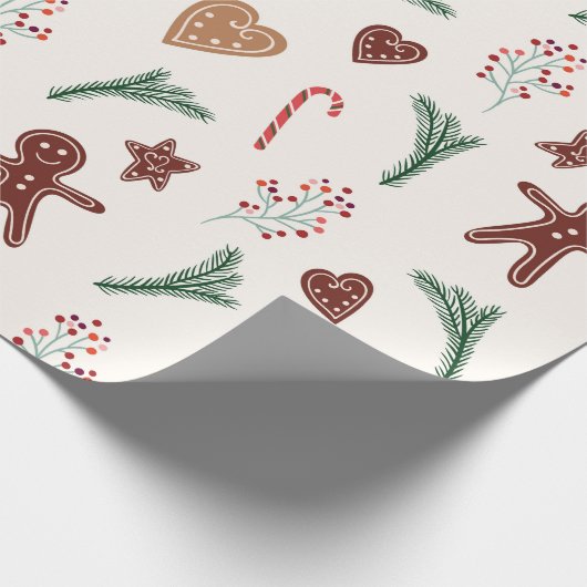 Weihnachtsgebäck Geschenkpapier (Ecke)