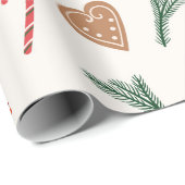 Weihnachtsgebäck Geschenkpapier (Rolleneckpunkt)