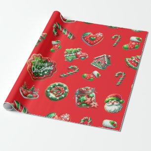 Weihnachtsgebäck Geschenkpapier