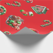 Weihnachtsgebäck Geschenkpapier (Ecke)
