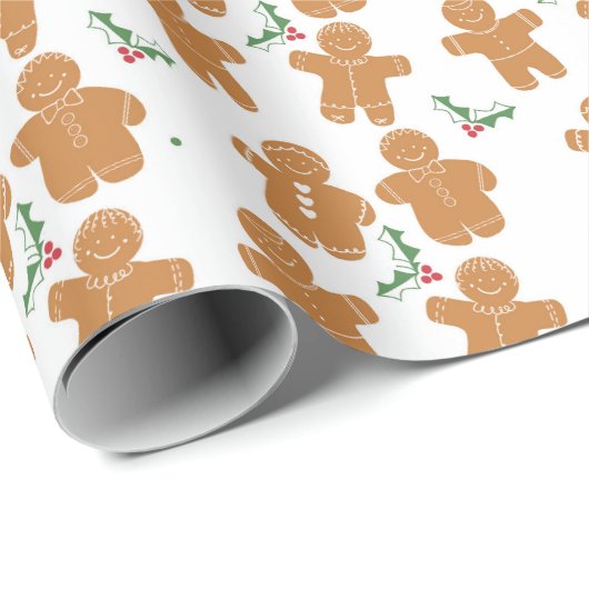 Weihnachtsgebäck Geschenkpapier (Rolleneckpunkt)