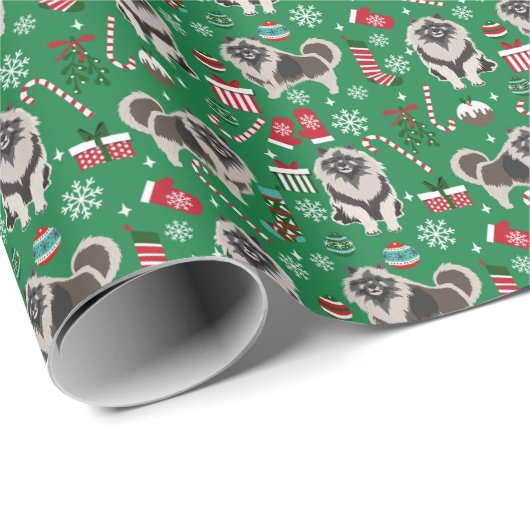 Weihnachtsgebäck Geschenkpapier (Rolleneckpunkt)