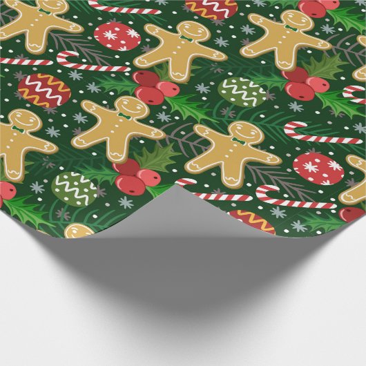 Weihnachtsgebäck Geschenkpapier (Ecke)