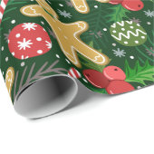 Weihnachtsgebäck Geschenkpapier (Rolleneckpunkt)