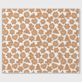 Weihnachtsgebäck Geschenkpapier (Flach)