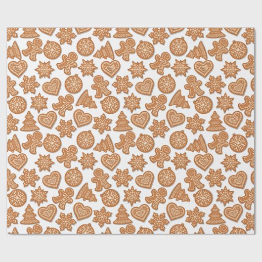 Weihnachtsgebäck Geschenkpapier (Flach)