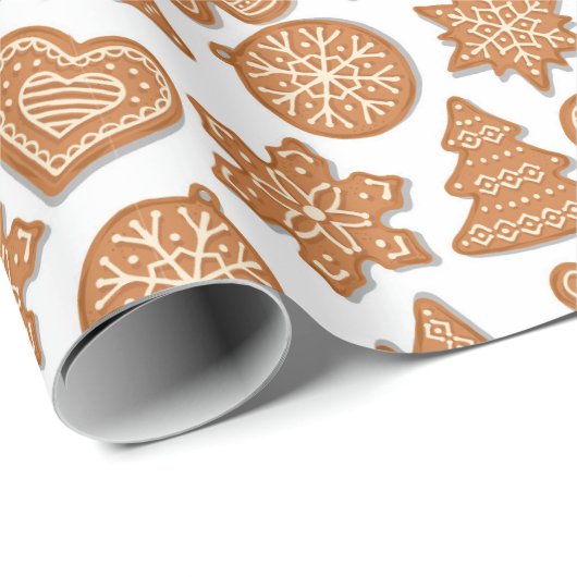 Weihnachtsgebäck Geschenkpapier (Rolleneckpunkt)