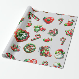 Weihnachtsgebäck Geschenkpapier