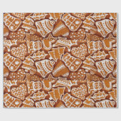Weihnachtsgebäck Geschenkpapier (Flach)