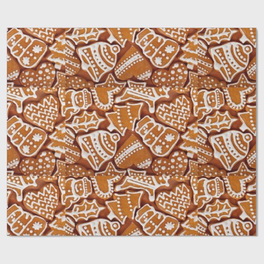Weihnachtsgebäck Geschenkpapier (Flach)