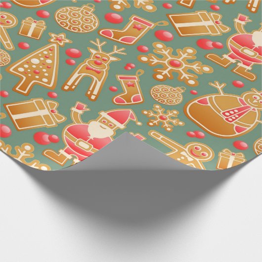 Weihnachtsgebäck Geschenkpapier (Ecke)
