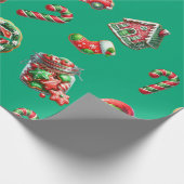 Weihnachtsgebäck Geschenkpapier (Ecke)