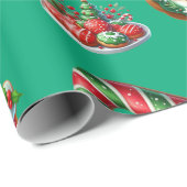 Weihnachtsgebäck Geschenkpapier (Rolleneckpunkt)