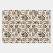 Weihnachtsgebäck Geschenkpapier Set (Vorderseite)