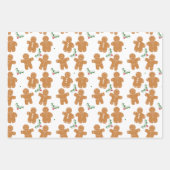 Weihnachtsgebäck Geschenkpapier Set (Vorderseite 3)
