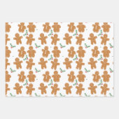 Weihnachtsgebäck Geschenkpapier Set (Vorderseite)