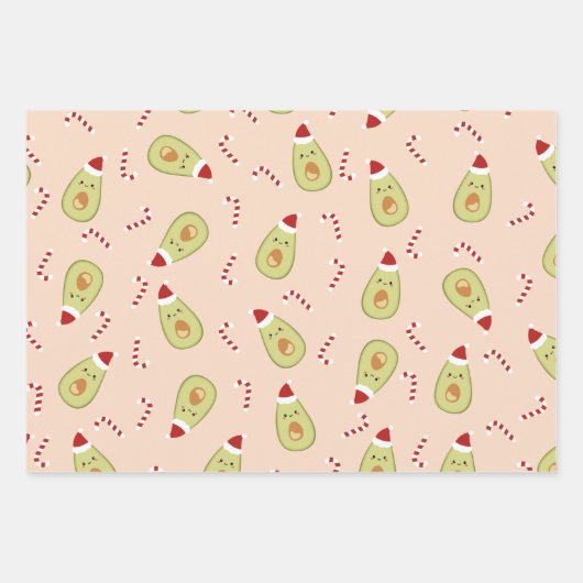 Weihnachtsgebäck Geschenkpapier Set (Vorderseite)