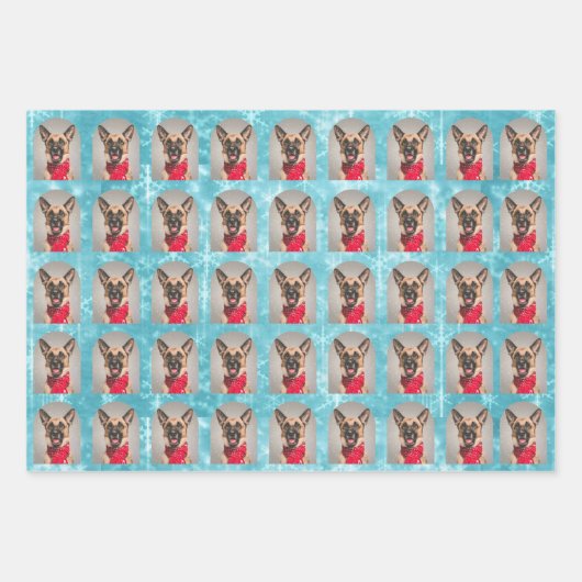 Weihnachtsgebäck Geschenkpapier Set (Vorderseite 2)