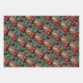 Weihnachtsgebäck Geschenkpapier Set (Vorderseite)