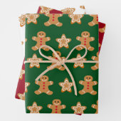Weihnachtsgebäck Geschenkpapier Set (Beispiel)