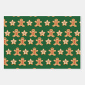 Weihnachtsgebäck Geschenkpapier Set (Vorderseite)