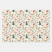 Weihnachtsgebäck Geschenkpapier Set (Vorderseite 3)