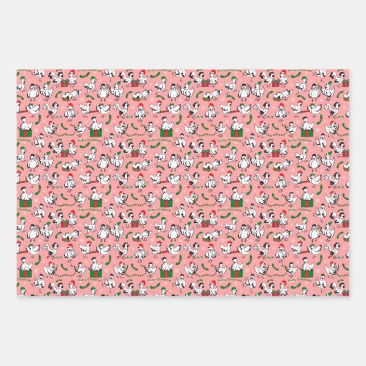 Weihnachtsgebäck Geschenkpapier Set (Vorderseite 2)