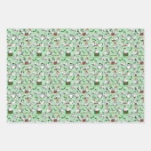 Weihnachtsgebäck Geschenkpapier Set (Vorderseite)