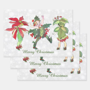 Weihnachtsgebäck Geschenkpapier Set