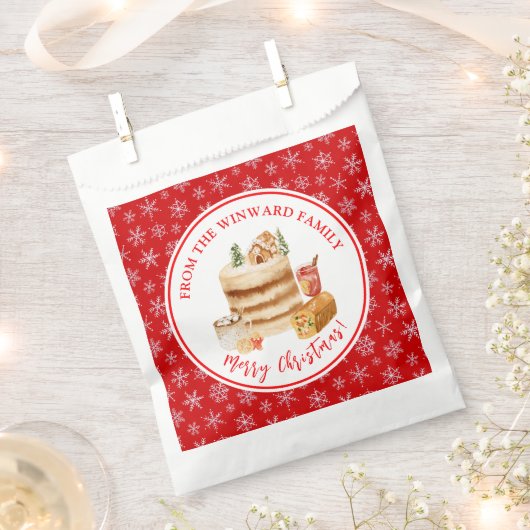 Weihnachtsgebäck Geschenktütchen (Ausgeschnitten)