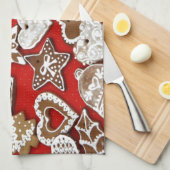 Weihnachtsgebäck Geschirrtuch (Viertel Falte)
